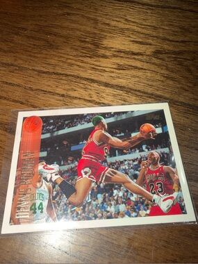•Topps• 1996 Dennis Rodman Basketball Card